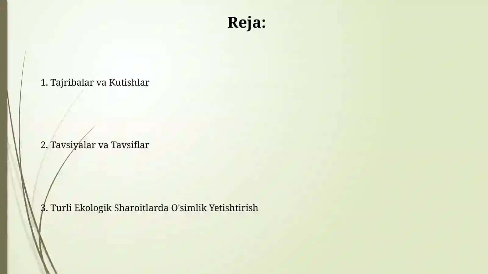 O'simliklarni turli muhit sharoitida ostirib organamiz 2