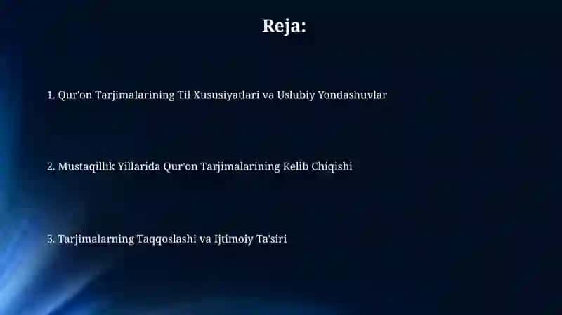 O'zbek tilidagi Qur'on tarjimalarining lingvistik xususiyatlari 2
