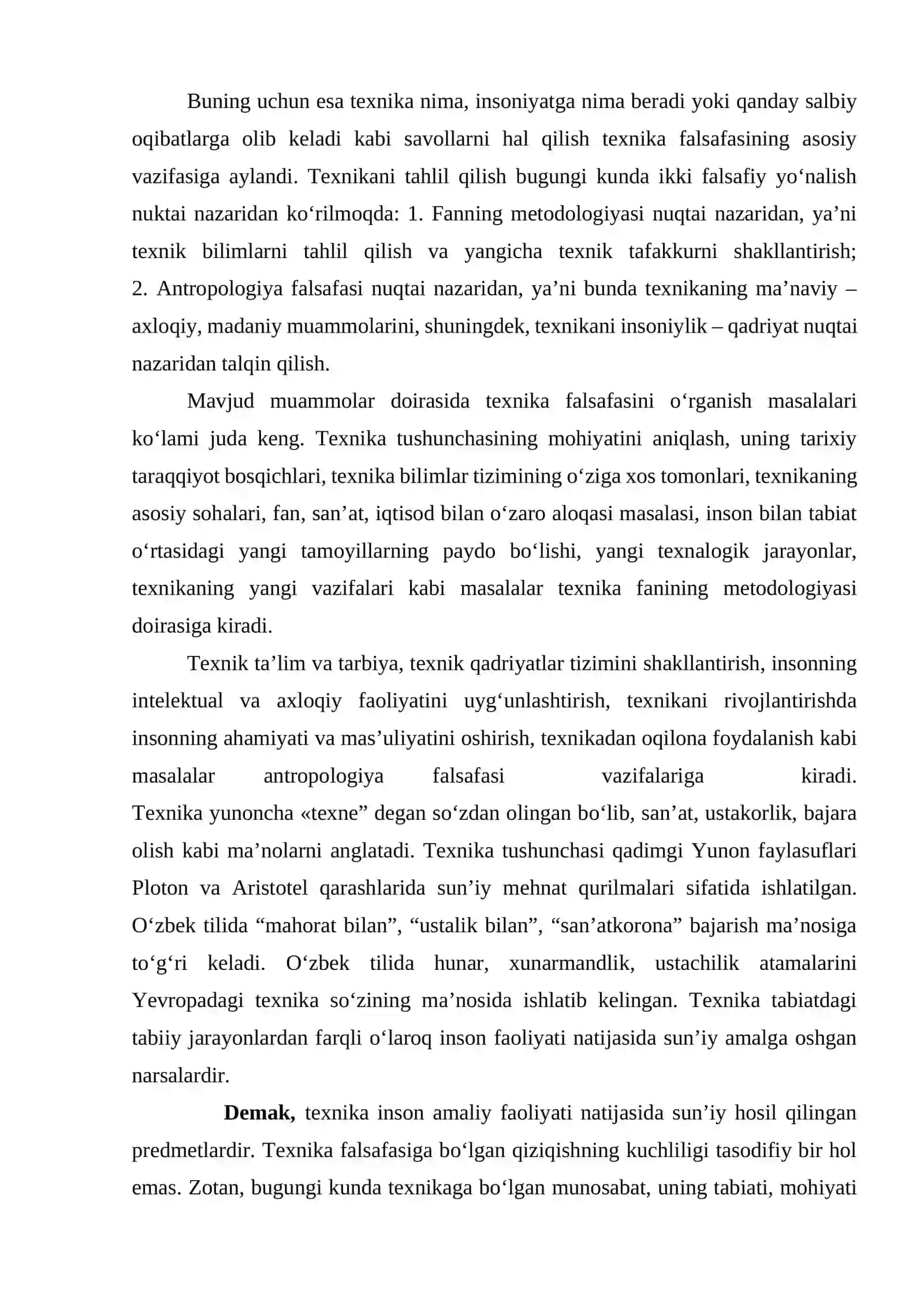 TEXNIKA FANLARINING FALSAFIY MASALALARI 2