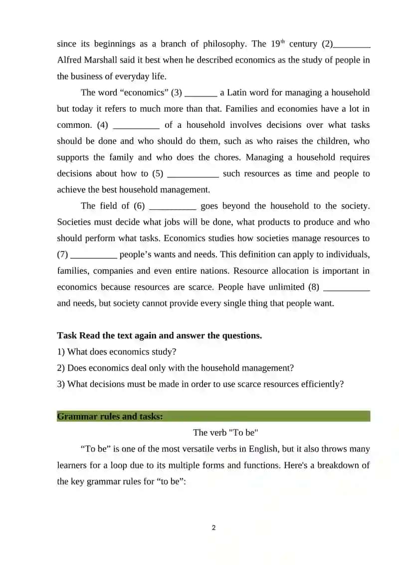 What is Economics? 2
