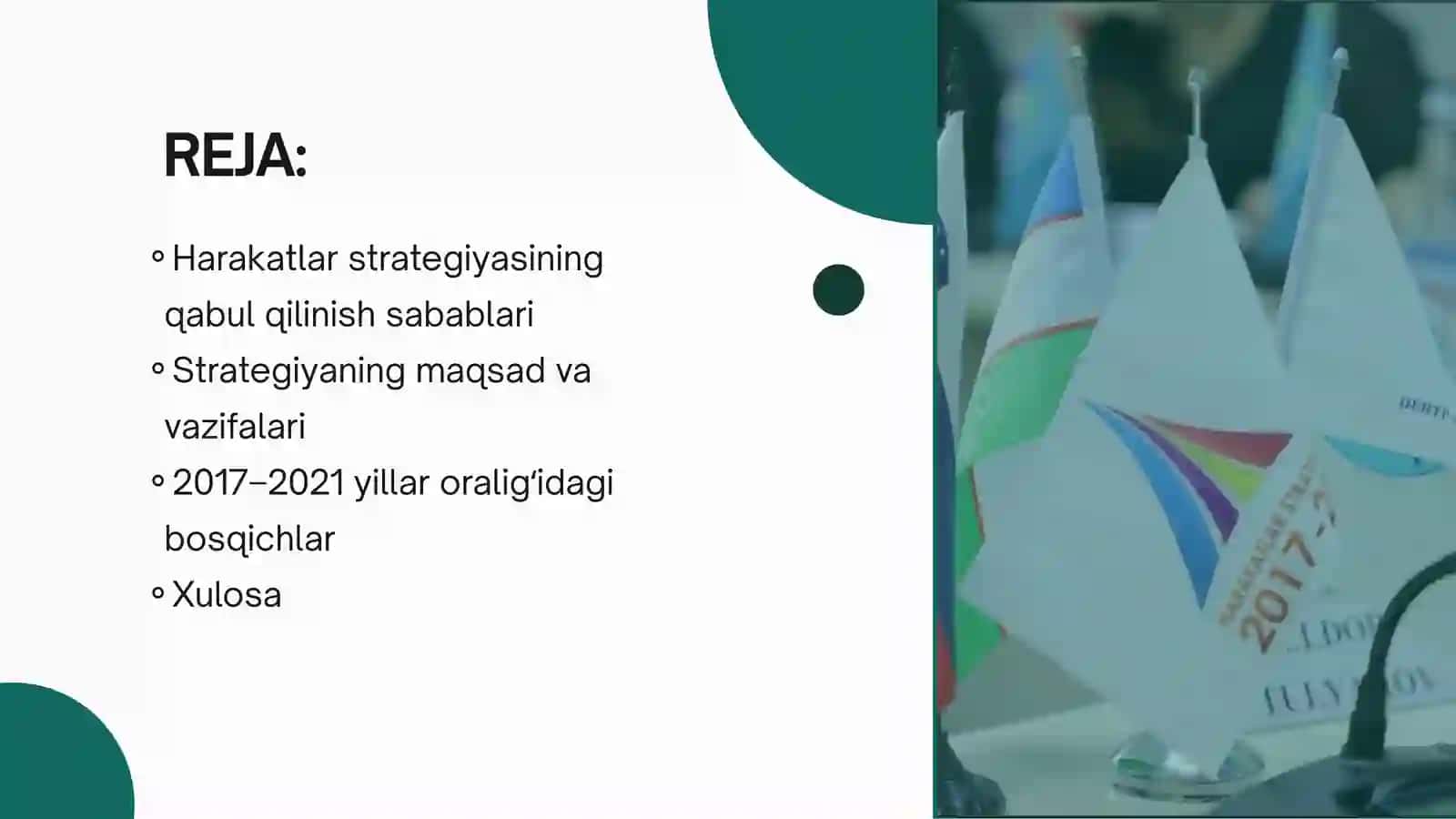 Oʻzbekiston Respublikasi harakatlar strategiyasi 2
