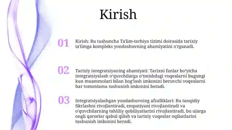 Ta'lim - Tarbiya Tizimida Tarix O'Rganishda Integratsion Yondashish Setoram 2