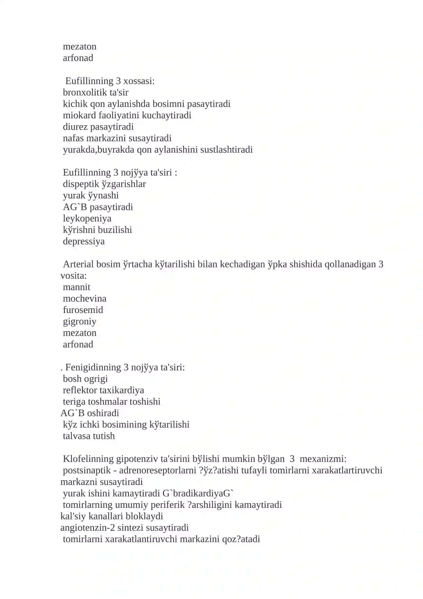 Gipotenziv dori vositalari 2