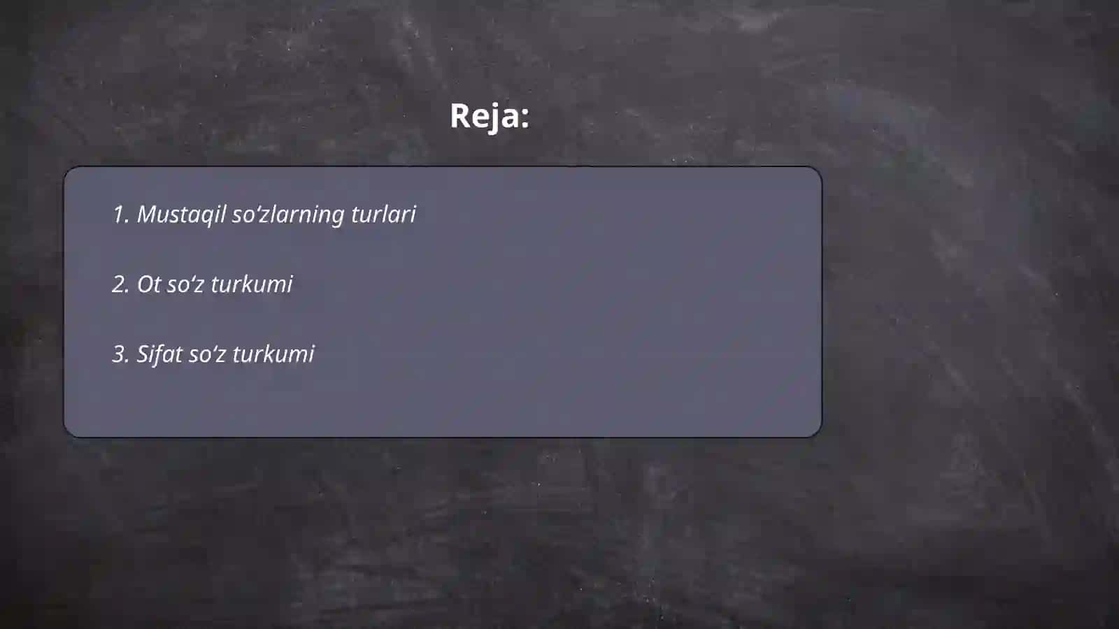 Mustaqil so‘zlar haqida ma‘lumot 2