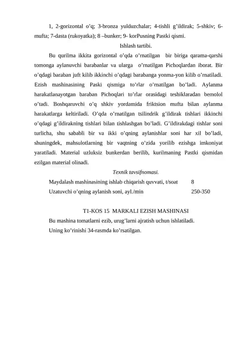 Ikki barabanli maydalab ezish mashinasi 2