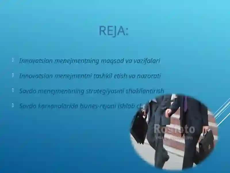 Inovatsion menejment savdo menejmenti boshqaruv usullari 2