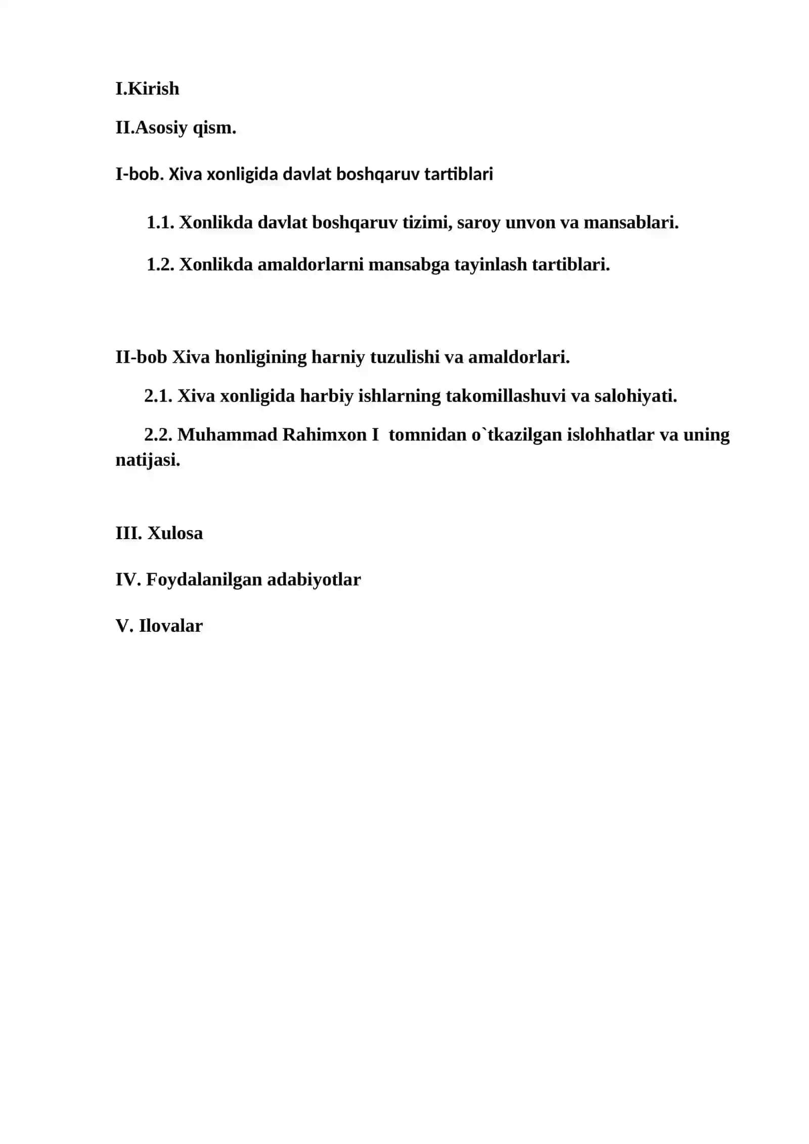 Xiva xonligining harbiy salohiyati 2