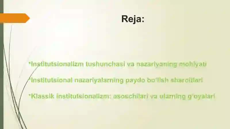 Institutsionalizm 2