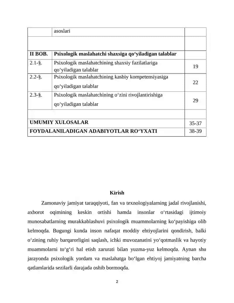 Psixologik maslahat 2