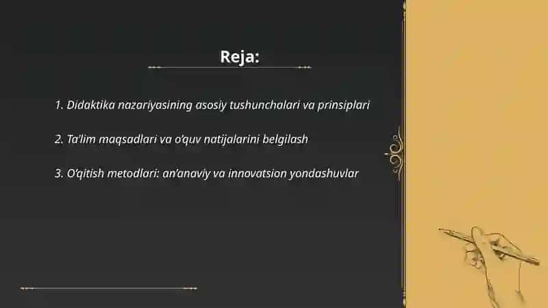 Didaktika - ta’lim nazariyasi. Ta’lim metodlari 2