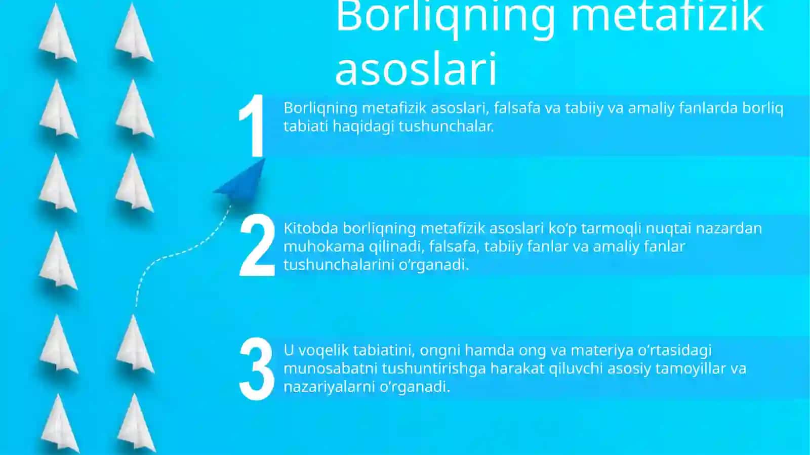Borliqning Metafizik Asoslari 2