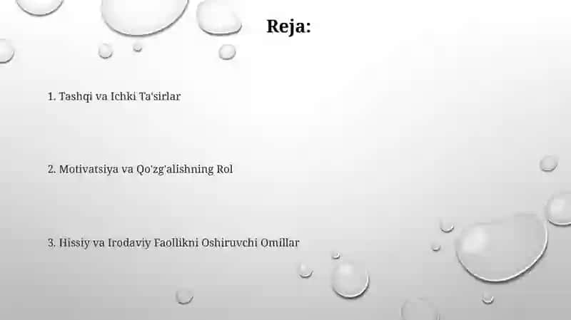 Hissiy irodaviylikni oshiruvchi omillar 2