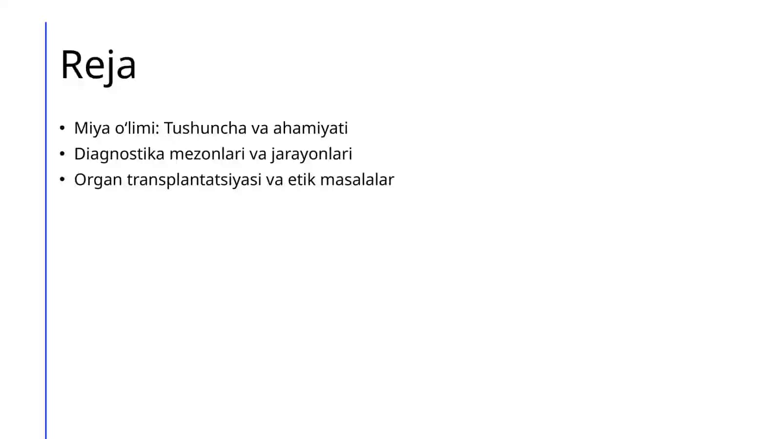 Miya oʻlimning diagnostikasi 2