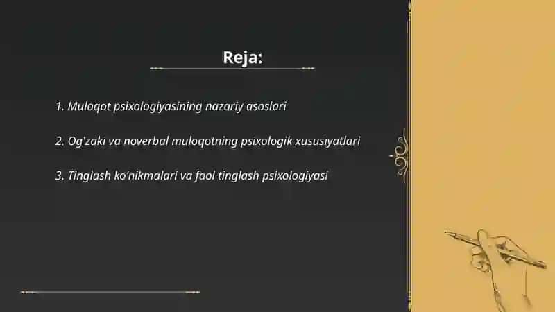 Muloqot psixologiyasi 2