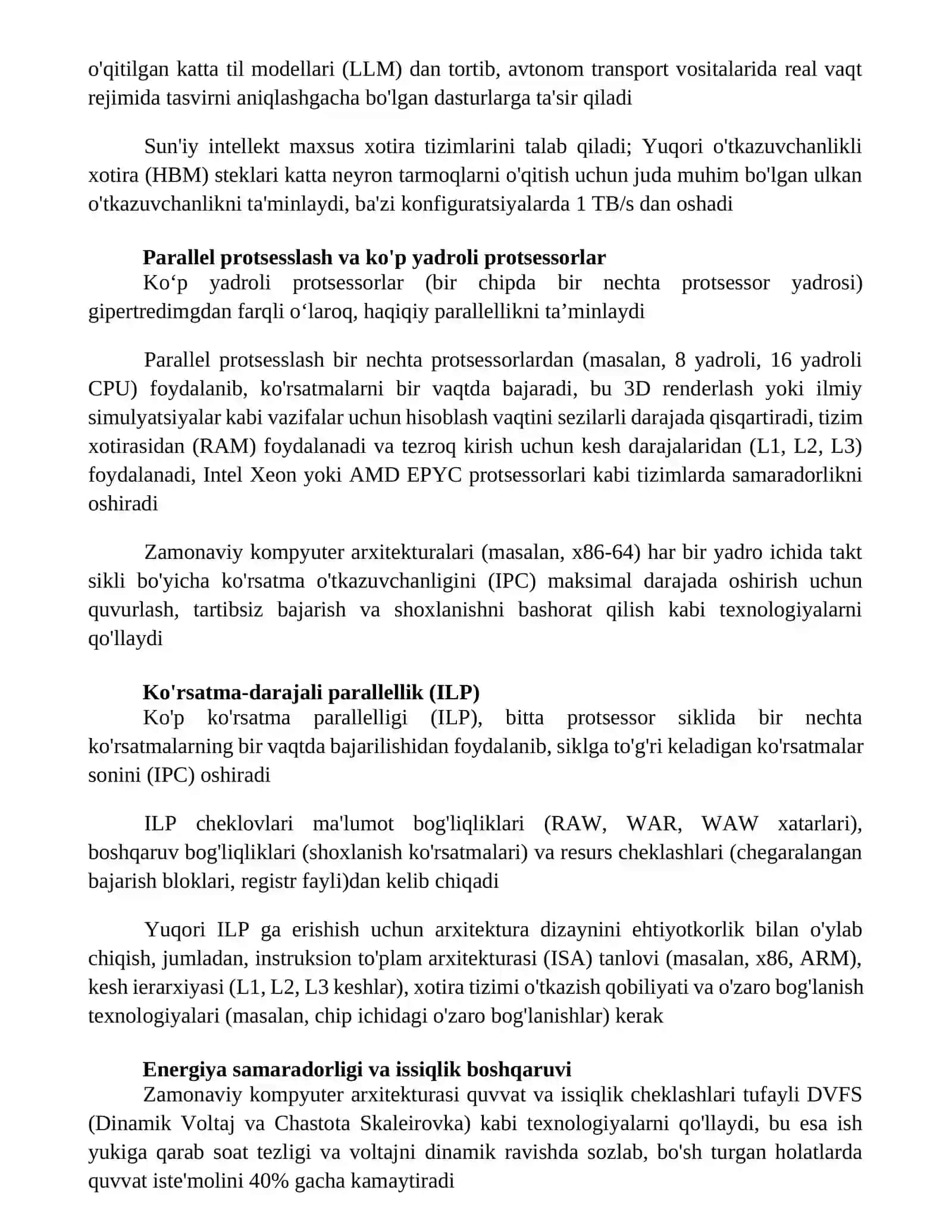 Zamonaviy kompyuterning arxetekturasi 2