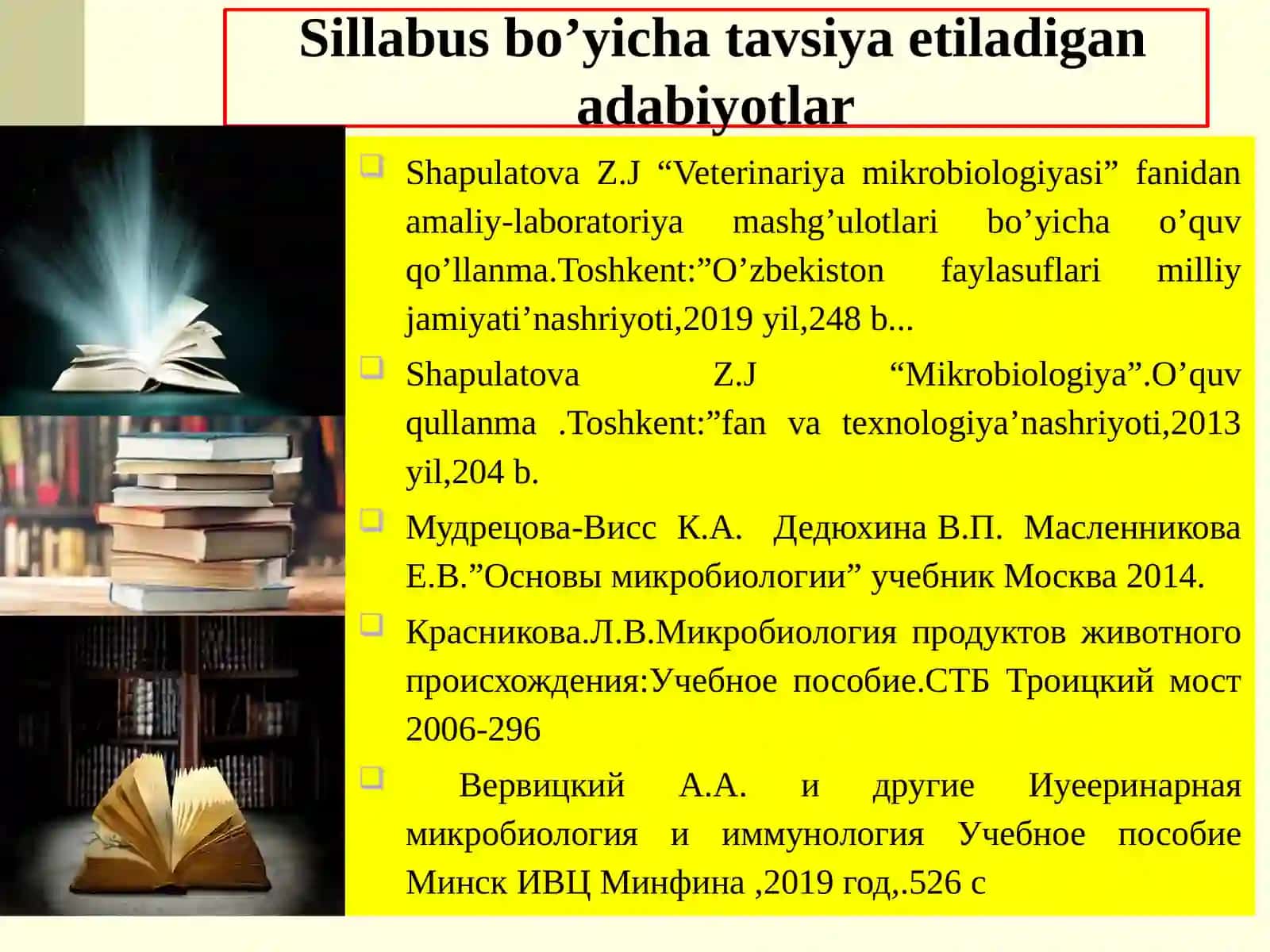 Kolbasa mahsulotlari Mikrobiologiyasi 2