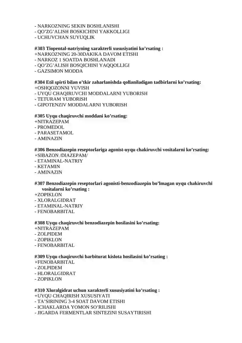 Farmakologiya test 2