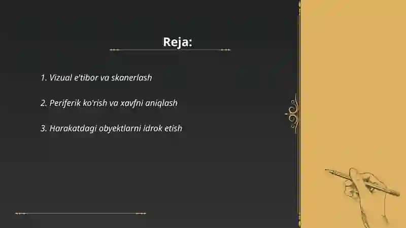 Haydovchi sezgi va idroki 2