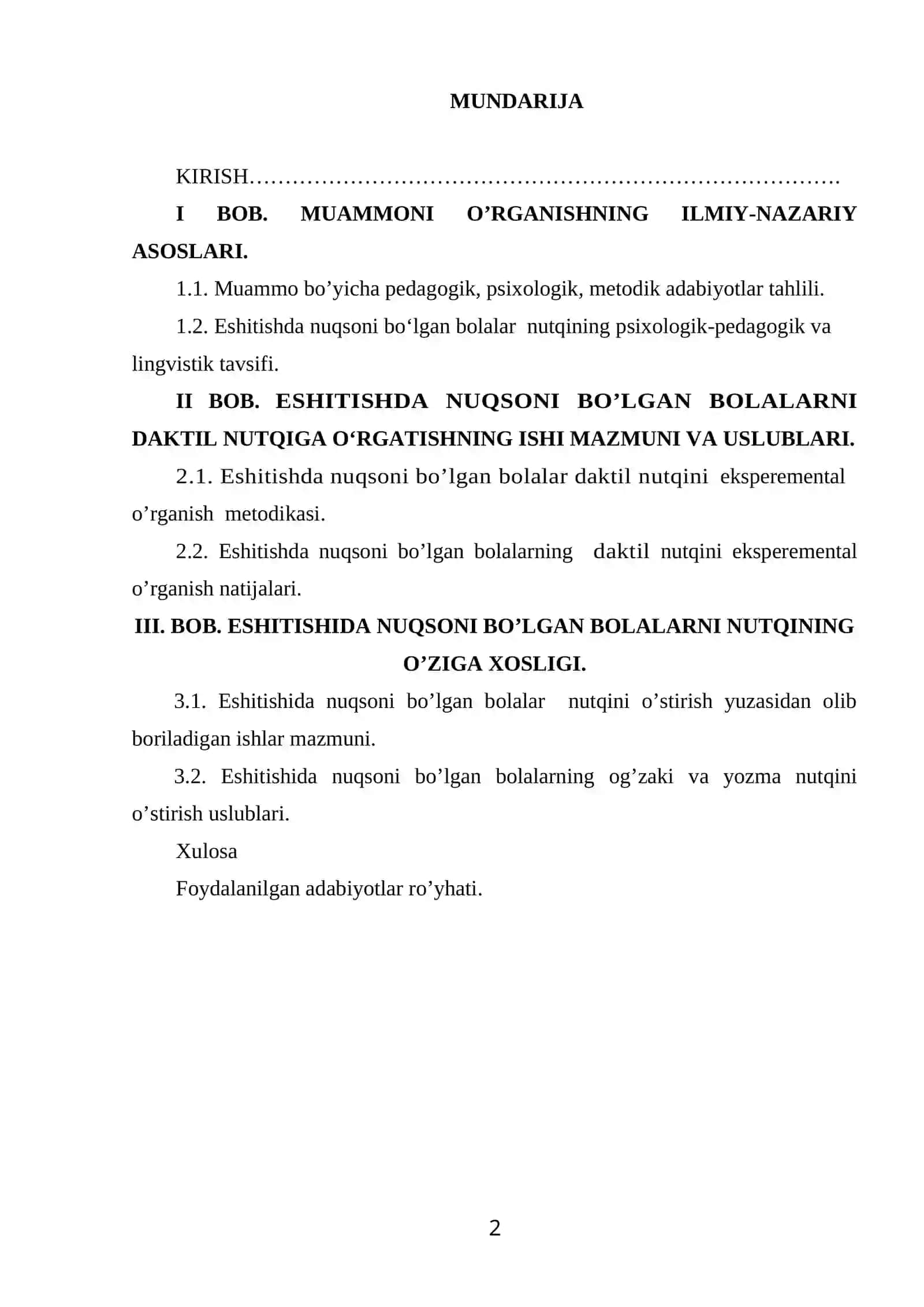 Eshitishida nuqsoni bo’lgan bolalarning nutq xususiyatlari 2
