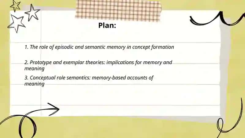 Concepts and Categories: Memory, Meaning and Metaphysics 2