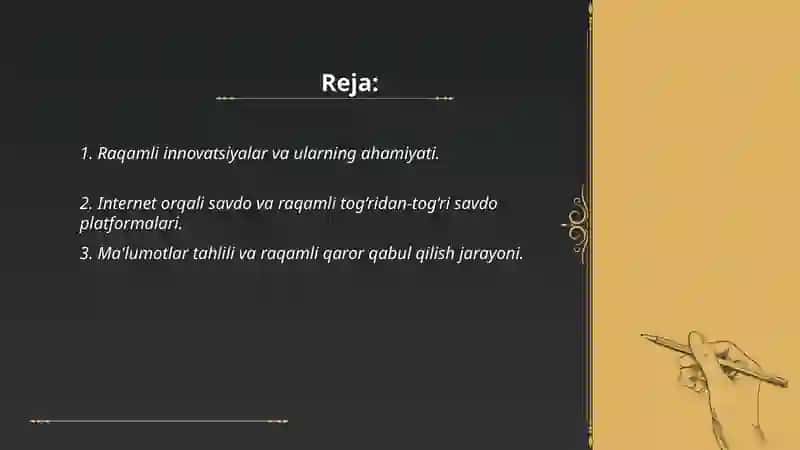 Raqamli biznes transformatsiyasi 2