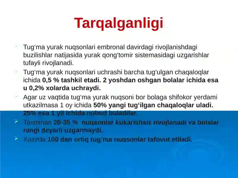 Tug‘mayurak nuqsonlari 2