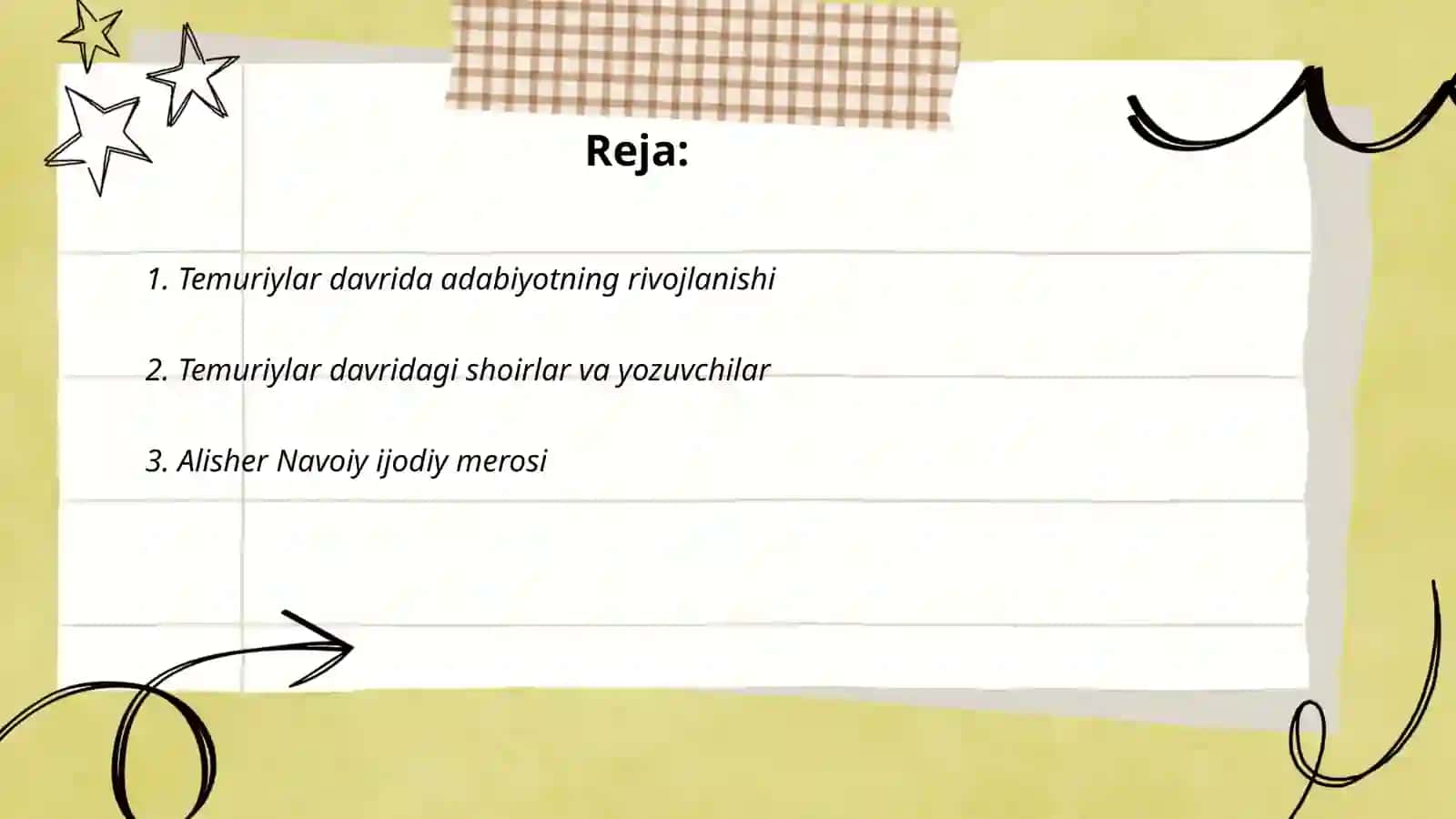 Temuriylar davri adabiyoti 2
