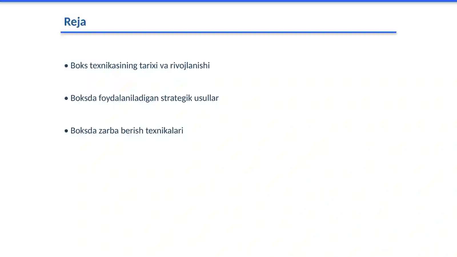 Boks buyicha texnik usullarni tavsiflanishi 2