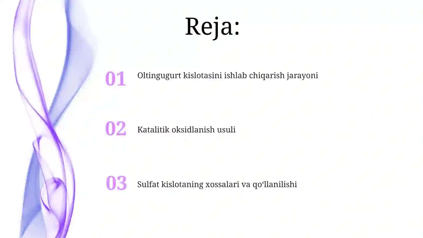 Sulfat kislota ishlab chiqarish 2