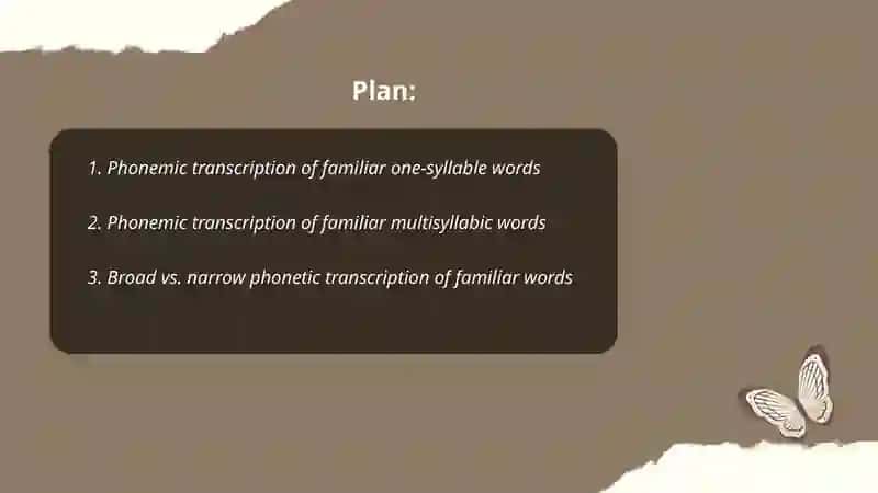Familiar Word Transcription 2