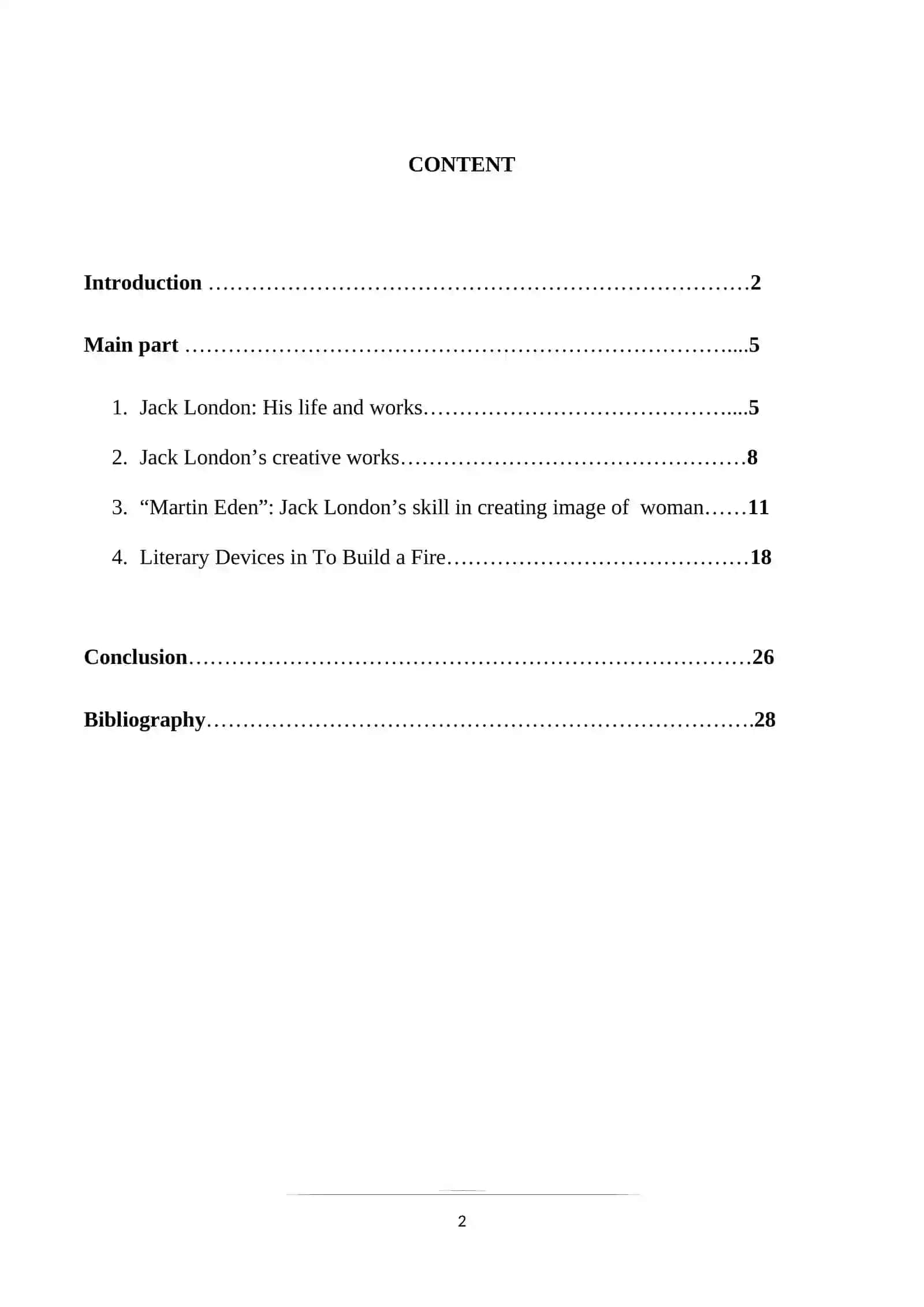 Stylistic devices in Jack London’s creative works 2