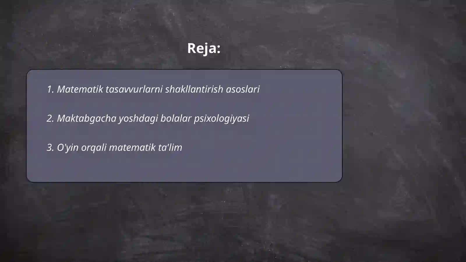 Matematik tasavvurlarni shakllantirishda ta’limning tamoyillari 2