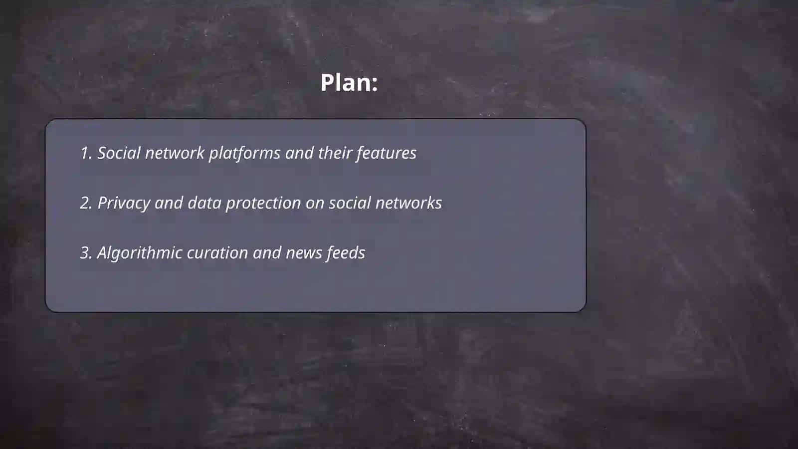 Social networks 2
