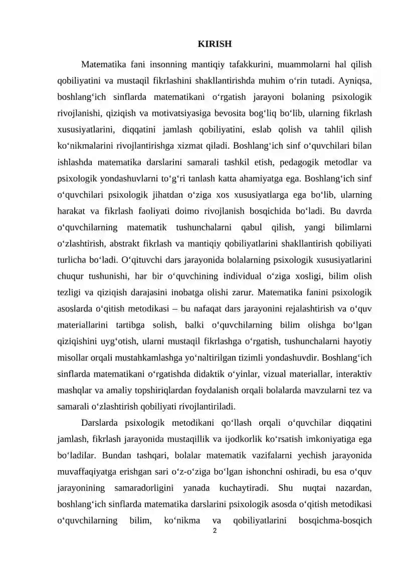 Matematika oqitishning psixologik asoslari 2