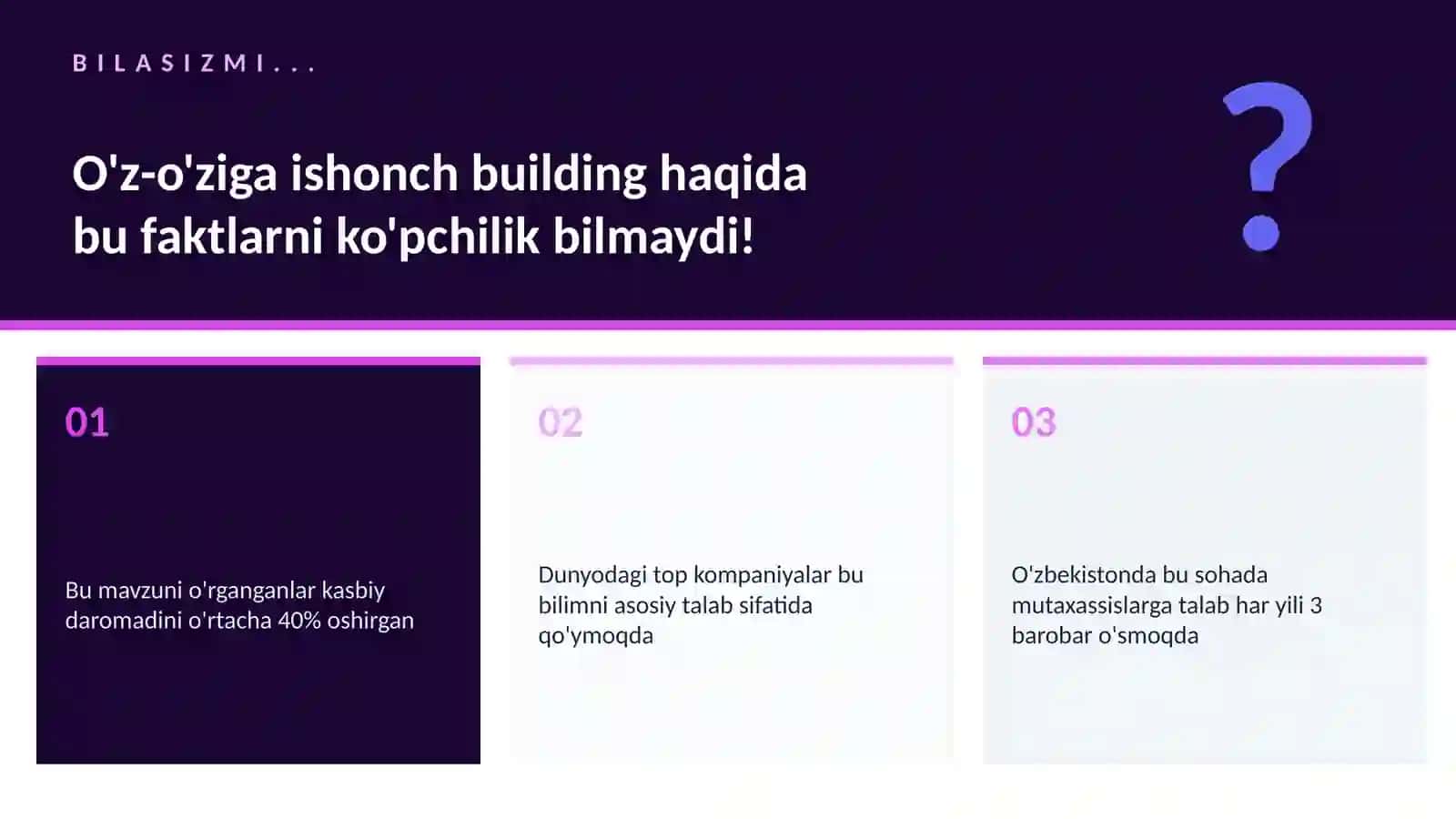 O'z-o'ziga ishonch building 2