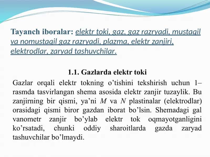Gazlarda elektr toki 2