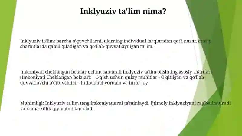 Samarali Inklyuziv Ta'lim 2