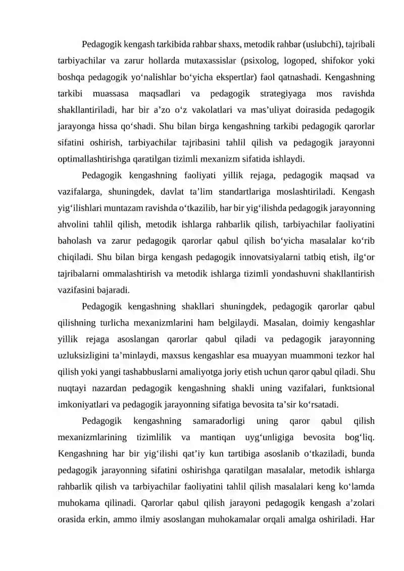 Pedagogik kengash shakllari 2