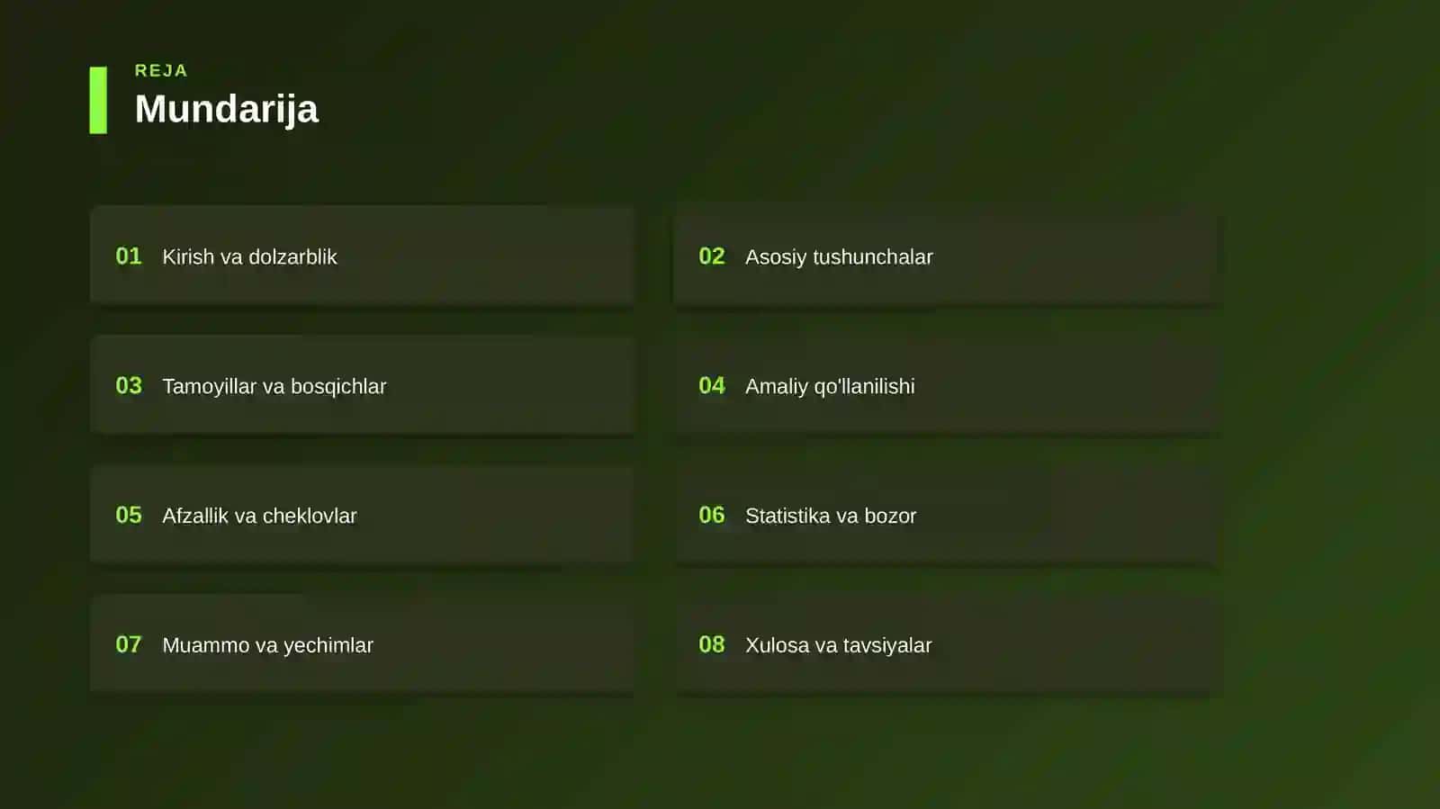 Veb-dasturlash — eng yaxshi amaliyotlar 2