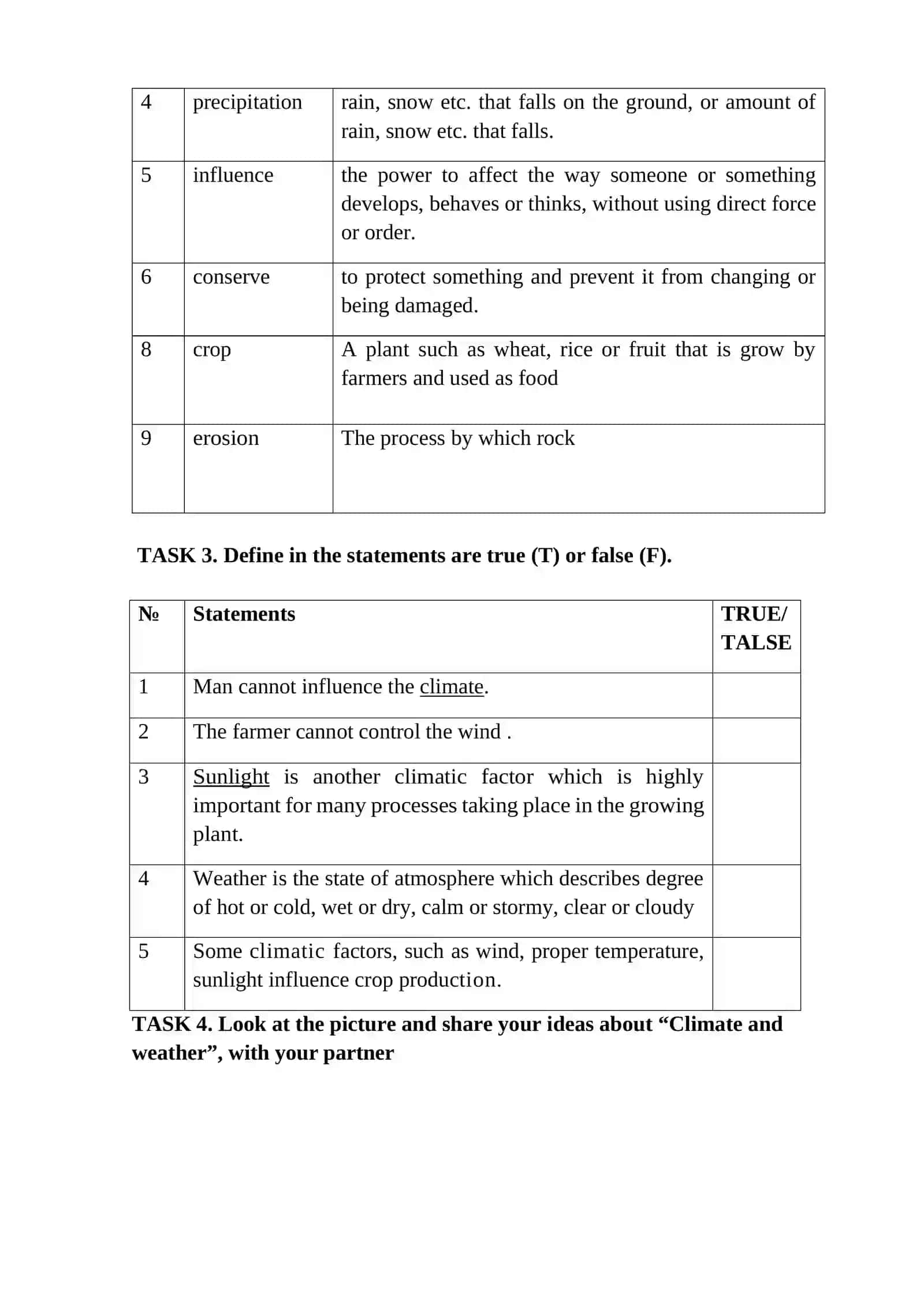 Climate and Weather 2