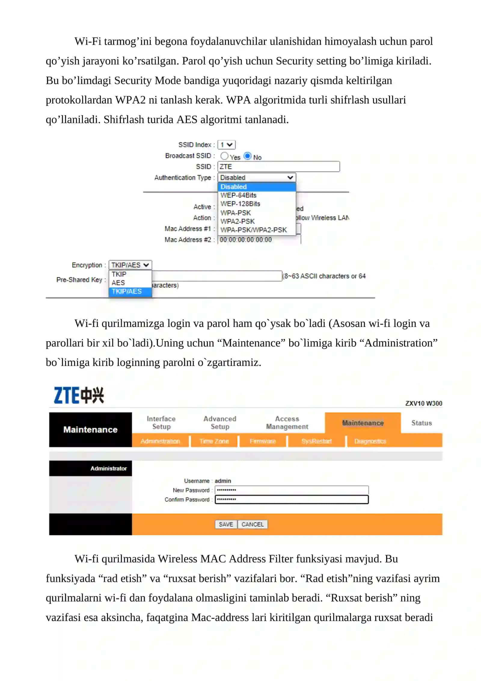 Xavfsiz Wi-Fi simsiz tarmog‘ini qurish 2