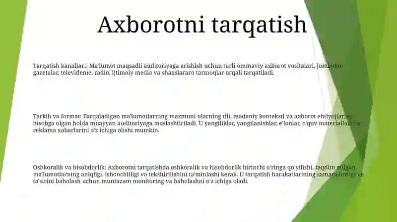 Media Makonda Axborotni Taqdim Etish 2