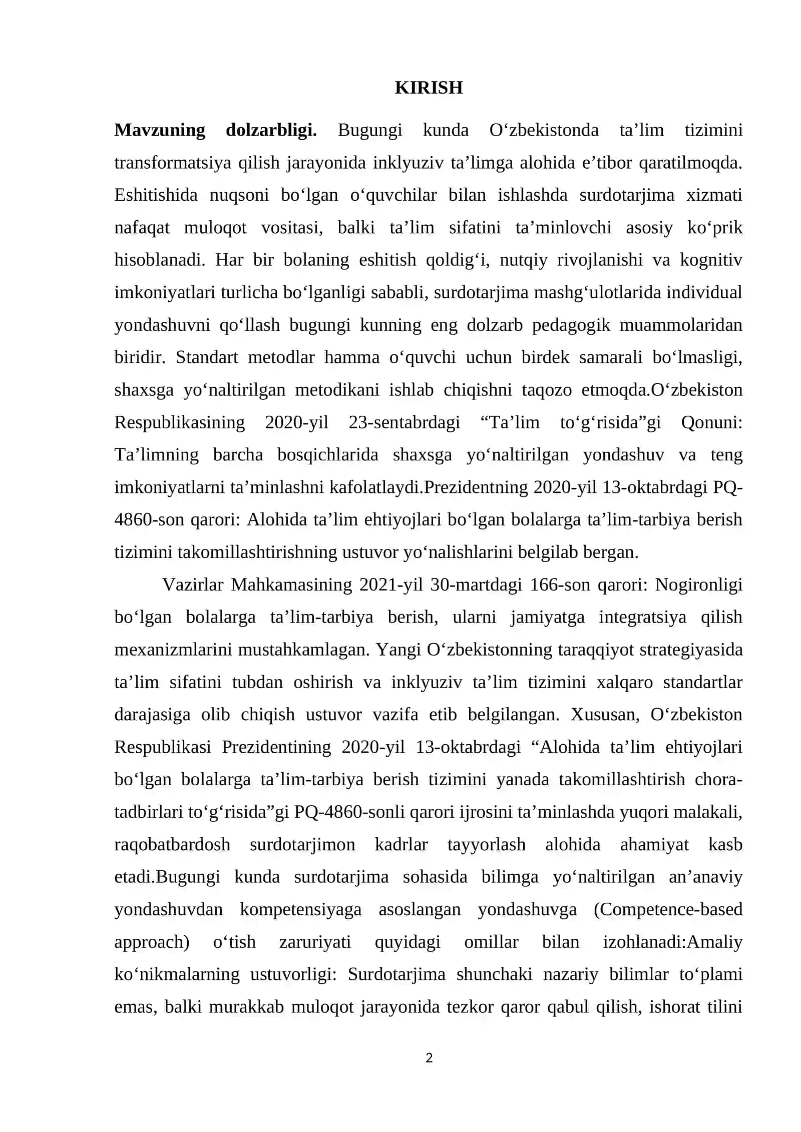 SURDOTARJIMA   TA’LIMIDA KOMPETENSIYAVIY YONDASHUV 2