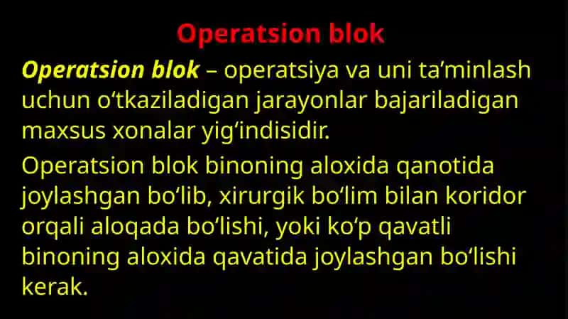 Xirurgik statsionar-dasanitar-epidemiologik tartib 2