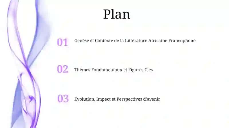 La littérature Africaine Francophone 2