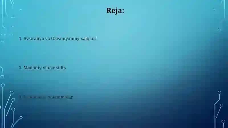 Avstraliya va Okeaniya xalqlari 2