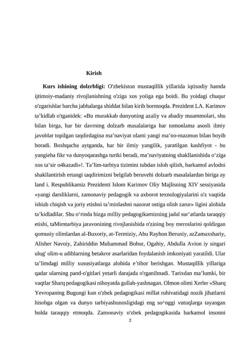 Boshlang’ich ta`lim mazmuni va uning mohiyati 2