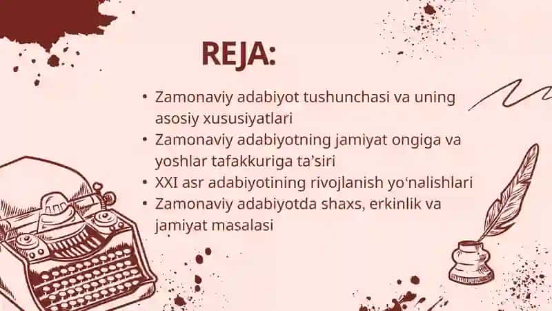 ZAMONAVIY ADABIYOT VA UNING JAMIYATGA TA’SIRI 2