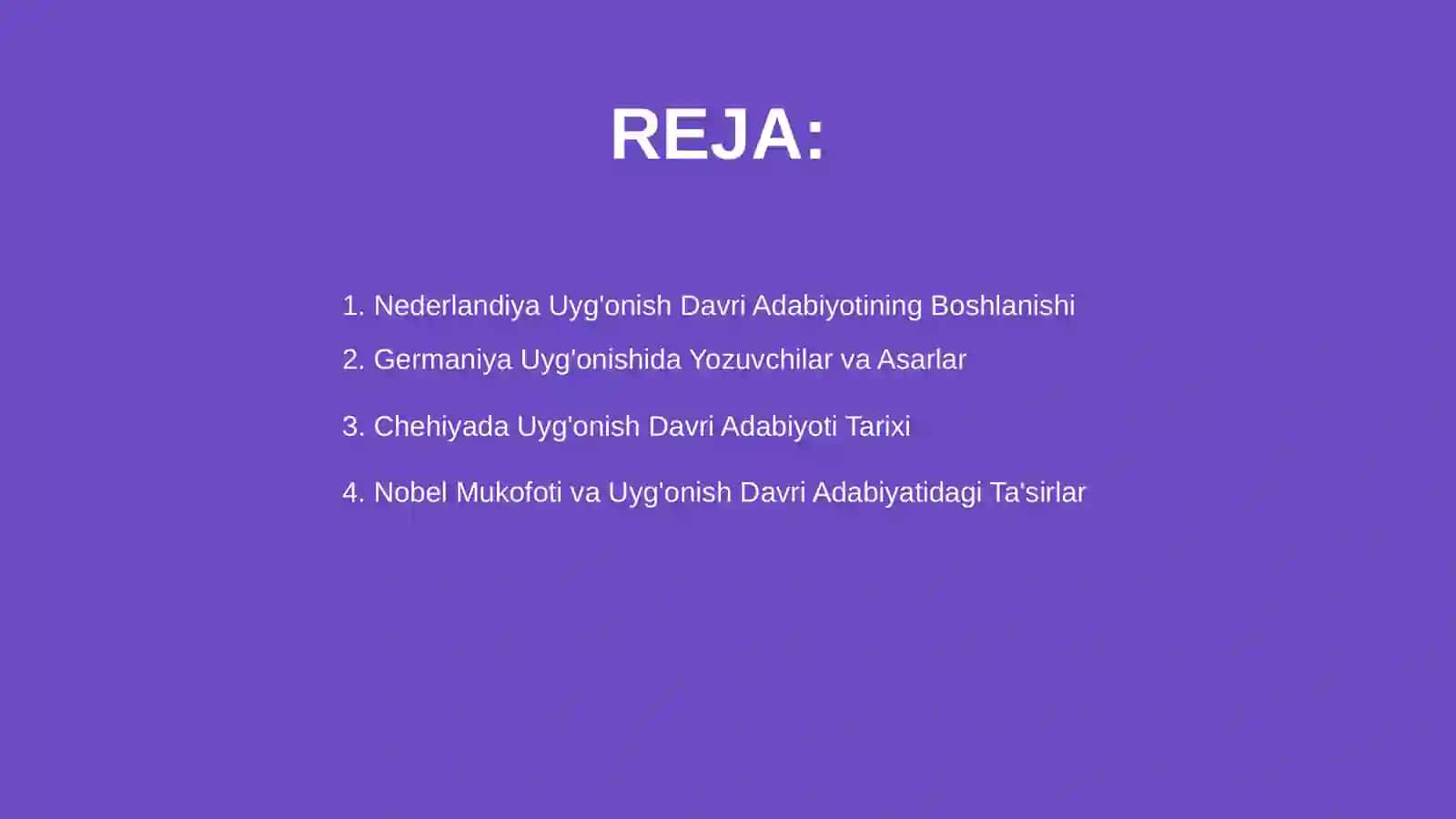 Nederlandiya, Germaniya va Chehiyada uyg'onish davri adabiyoti 2