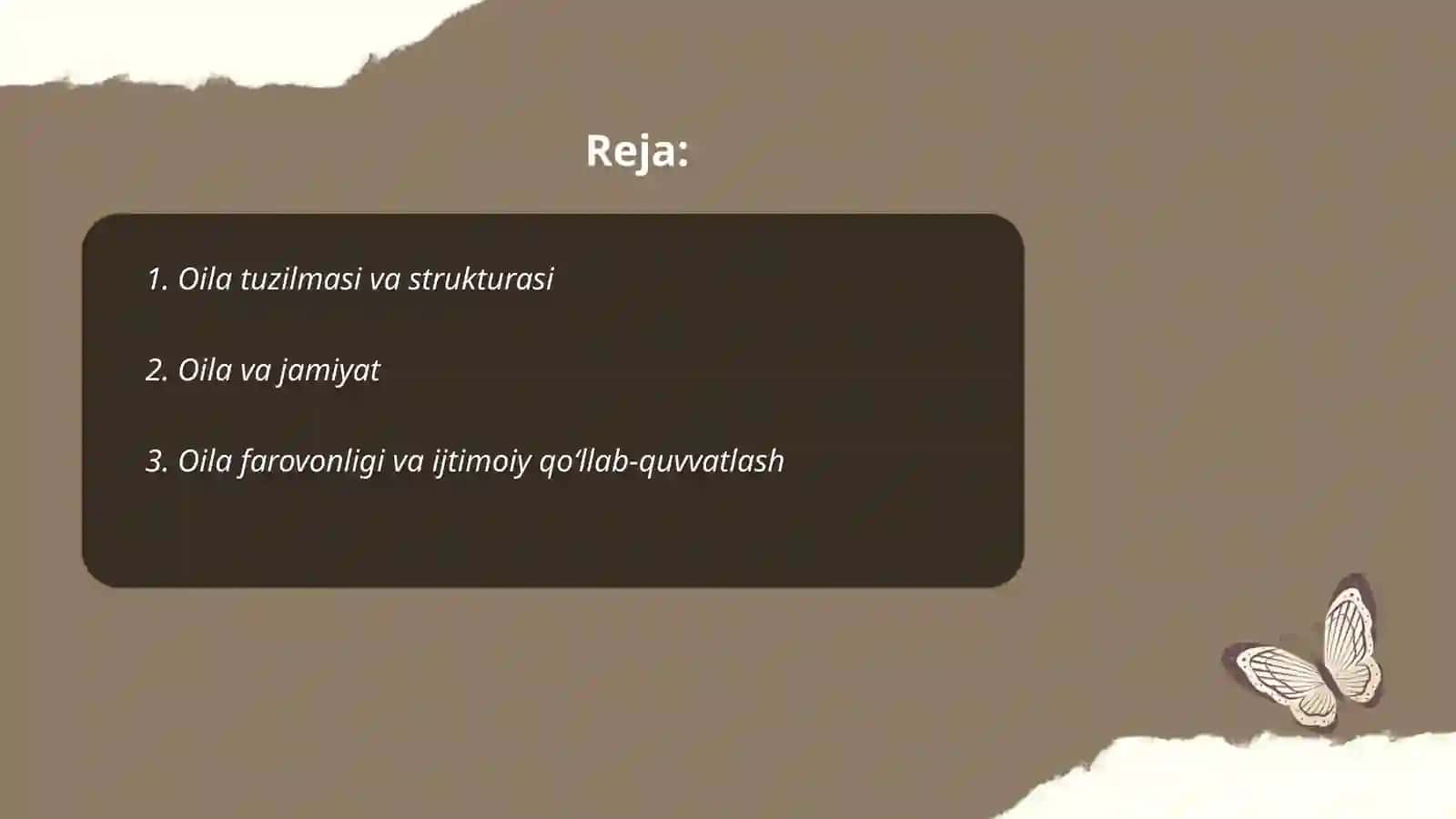 Oila ijtimoiy institut sifatida 2